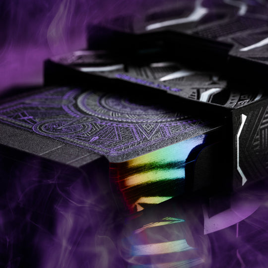 Black Panther Gilded Holographic (Paper) Playing Cards RunIt Decks Black Panther Gilded Holographic (Paper) Playing Cards RunIt Decks