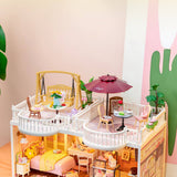 Super Creator Sunny Break Terrace DIY Miniature House Expansion Pack