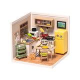 Happy Meals Kitchen DIY Miniature House Puzzle Kit