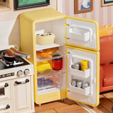 Happy Meals Kitchen DIY Miniature House Puzzle Kit