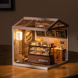 Super Creator Golden Wheat Bakery DIY Miniature House
