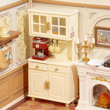 Warm Dining Room DIY Miniature House Puzzle Kit