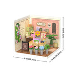 Super Creator Fresh Flower Shop DIY Miniature House