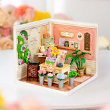 Super Creator Fresh Flower Shop DIY Miniature House