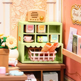 Super Creator Fresh Flower Shop DIY Miniature House