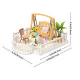 Super Creator Sunny Break Terrace DIY Miniature House Expansion Pack
