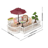 Super Creator Chic Café Terrace DIY Miniature House Expansion Pack