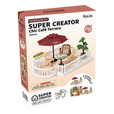 Super Creator Chic Café Terrace DIY Miniature House Expansion Pack