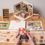 Super Creator Fascinating Book Store DIY Miniature House