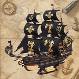 Seahorse Barque DIY Mechanical Puzzle Kit