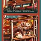 Dream Coffee Factory Music Box DIY Mechanical Puzzle