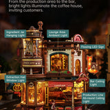 Dream Coffee Factory Music Box DIY Mechanical Puzzle
