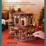 Dream Coffee Factory Music Box DIY Mechanical Puzzle