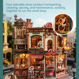 Dream Coffee Factory Music Box DIY Mechanical Puzzle
