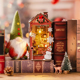 Christmas Indoor Scene Book Nook DIY Puzzle Kit