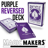Bicycle Reversed Purple Playing Cards