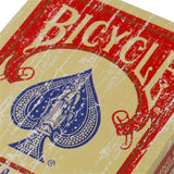 Bicycle Faded Rider Back Red Playing Cards