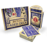 Bicycle Faded Rider Back Blue Playing Cards