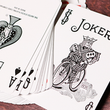 Bicycle Colored Rider Back Orange Playing Cards