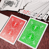 Bicycle Colored Rider Back Green Playing Cards
