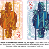Maya Sun and Moon Standard Gift Set Playing Cards
