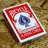 Bicycle Maiden Back Blue Playing Cards