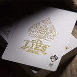 Truth and Lies (Lies) White Playing Cards