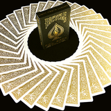 Bicycle Rider Back Luxe Gold Playing Cards