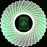 Bicycle Rider Back Luxe Emerald Playing Cards