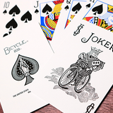 Bicycle Colored Rider Back Gold Playing Cards