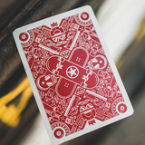 Skateboard Red (Marked) Playing Cards