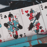Skateboard Red (Marked) Playing Cards