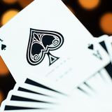 Jerry's Nugget Modern Feel Black Playing Cards