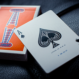 Jerry's Nugget Modern Feel Orange Playing Cards