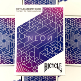 Bicycle Neon Aurora Blue Playing Cards