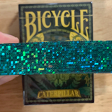 Bicycle Caterpillar Gilded Dark Playing Cards