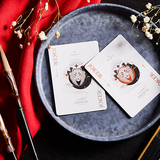 Oriental Memory Black Playing Cards