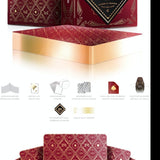 Royales Players Red Gilded Playing Cards