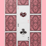 Lepidopterist Pink Playing Cards