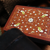 Bicycle Aviary Orange Playing Cards