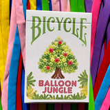 Bicycle Balloon Jungle Gilded Playing Cards