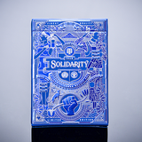 Solidarity Navy Blue Playing Cards