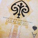 Composers Pyotr Ilyich Tchaikovsky Playing Cards