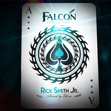 Falcon Throwing Aqua Playing Cards