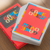 Game Over Red Playing Cards