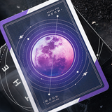 Moon Purple Playing Cards