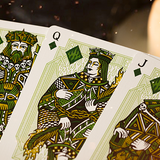 Sacred Fire Emerald Flare Playing Cards