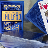 Tally-Ho MetalLuxe Circle Back Blue Playing Cards