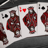 Deal with the Devil Scarlet Red Playing Cards