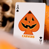 Carvers Pumpkin Playing Cards